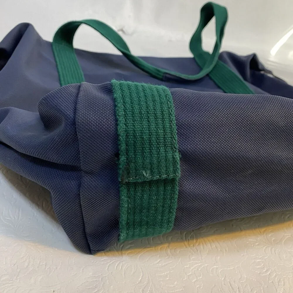 Vintage Lacoste Navy Blue Canvas Tote Bag